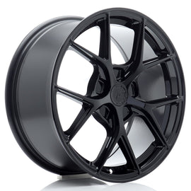 Cerchio in Lega JAPAN RACING SL01 17x8 ET20-45 5H con foratura su misura Gloss Black