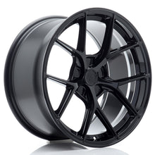 Load image into Gallery viewer, Cerchio in Lega JAPAN RACING SL01 18x9,5 ET25-38 5H con foratura su misura Gloss Black