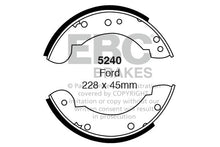 Ganasce freno EBC posteriori per MG R V8