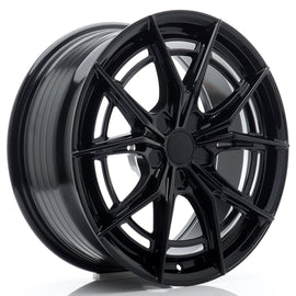 Cerchio in Lega JAPAN RACING JR50 18x8 ET25-45 5H con foratura su misura Gloss Black