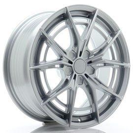 Cerchio in Lega JAPAN RACING JR50 18x8 ET25-45 5H con foratura su misura Hyper Silver