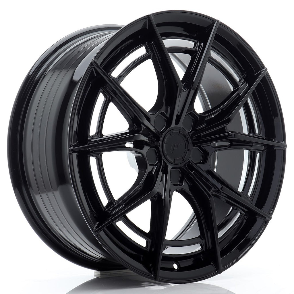 Cerchio in Lega JAPAN RACING JR50 19x8,5 ET20-45 5H con foratura su misura Gloss Black