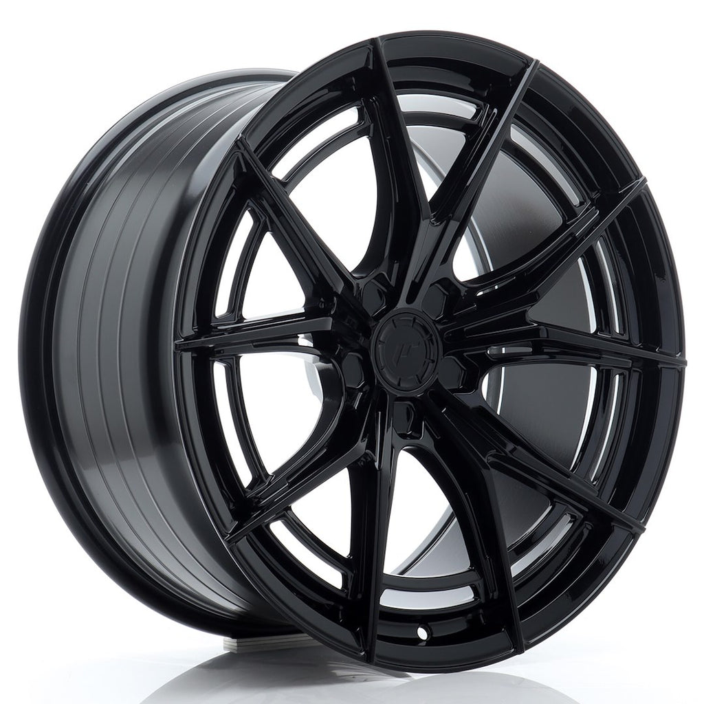 Cerchio in Lega JAPAN RACING JR50 20x9,5 ET20-35 5H con foratura su misura Gloss Black