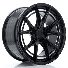 Cerchio in Lega JAPAN RACING JR50 20x9,5 ET20-35 5H con foratura su misura Gloss Black