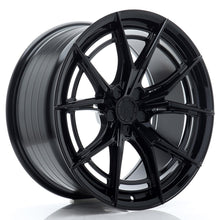 Load image into Gallery viewer, Cerchio in Lega JAPAN RACING JR50 20x10 ET20-40 5H con foratura su misura Gloss Black