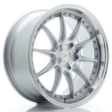 Load image into Gallery viewer, Cerchio in Lega JAPAN RACING JR41 19x8,5 ET15-35 5H con foratura su misura Silver Machined Face