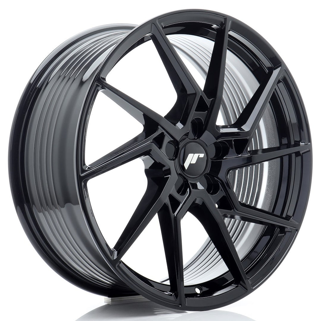 Cerchio in Lega JAPAN RACING JR33 20x8,5 ET20-45 5H con foratura su misura Gloss Black