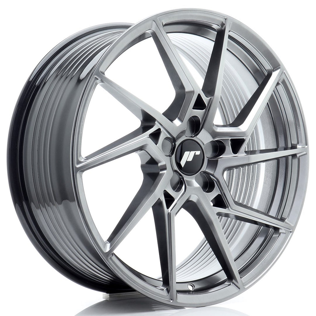 Cerchio in Lega JAPAN RACING JR33 20x8,5 ET20-45 5H con foratura su misura Hyper Black