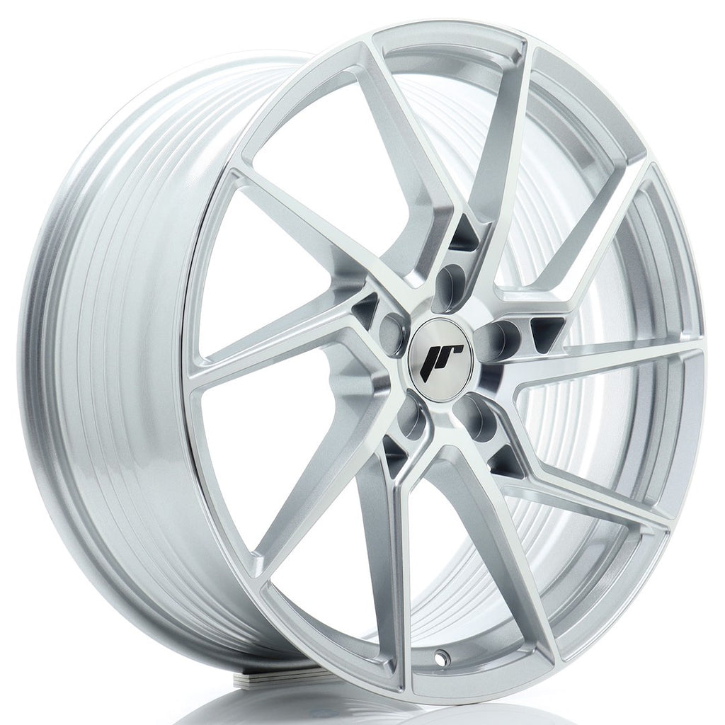 Cerchio in Lega JAPAN RACING JR33 20x8,5 ET20-45 5H con foratura su misura Silver Machined Face