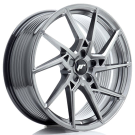 Cerchio in Lega JAPAN RACING JR33 20x9 ET20-51 5H con foratura su misura Hyper Black