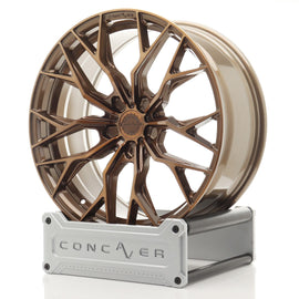 Cavalletto Espositore a Rulli per Cerchi Concaver Premium Forged Argento