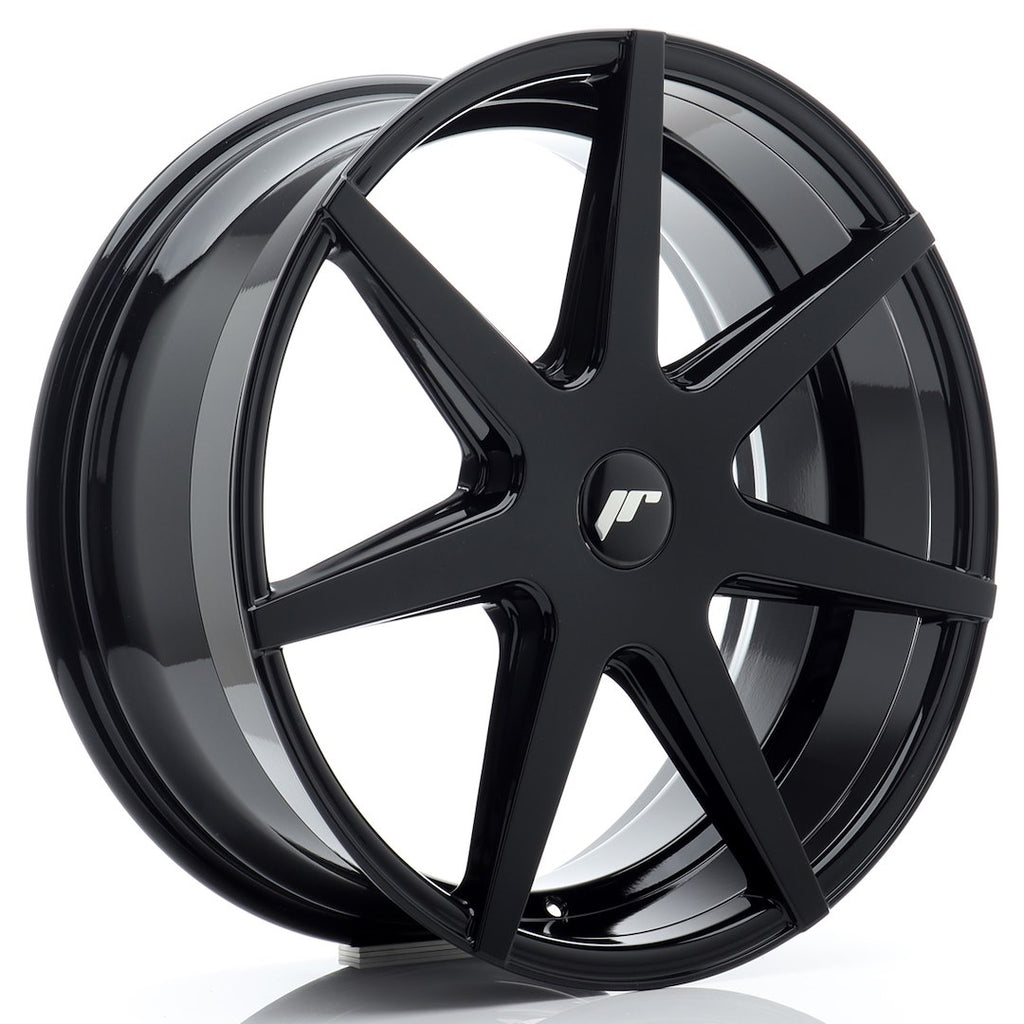 Cerchio in Lega JAPAN RACING JR20 20x8,5 ET20-40 5H con foratura su misura Gloss Black