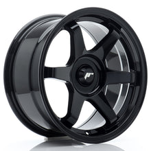 Load image into Gallery viewer, Cerchio in Lega JAPAN RACING JR3 16x8 ET25 con foratura su misura Gloss Black