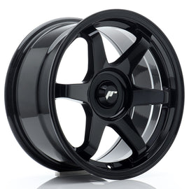 Cerchio in Lega JAPAN RACING JR3 16x8 ET25 con foratura su misura Gloss Black
