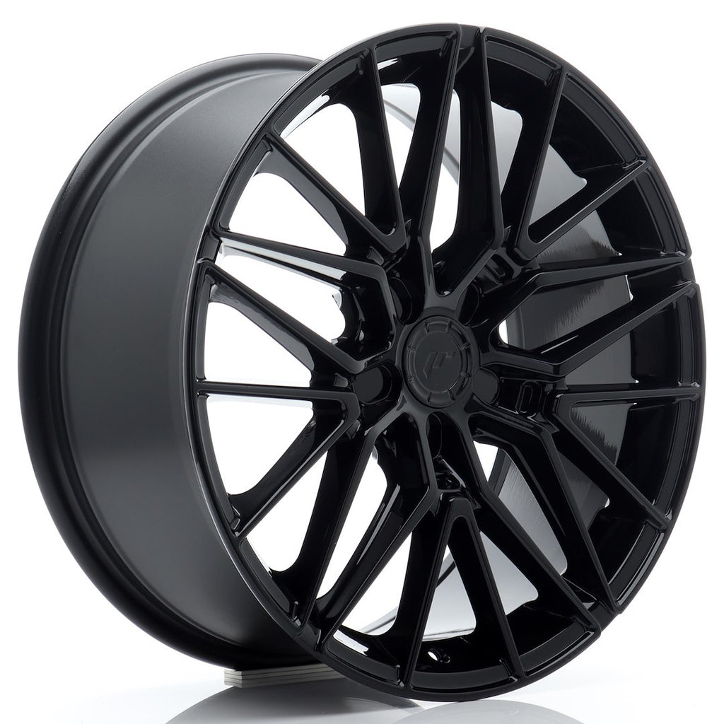 Cerchio in Lega JAPAN RACING JR38 18x8 ET20-45 5H con foratura su misura Gloss Black