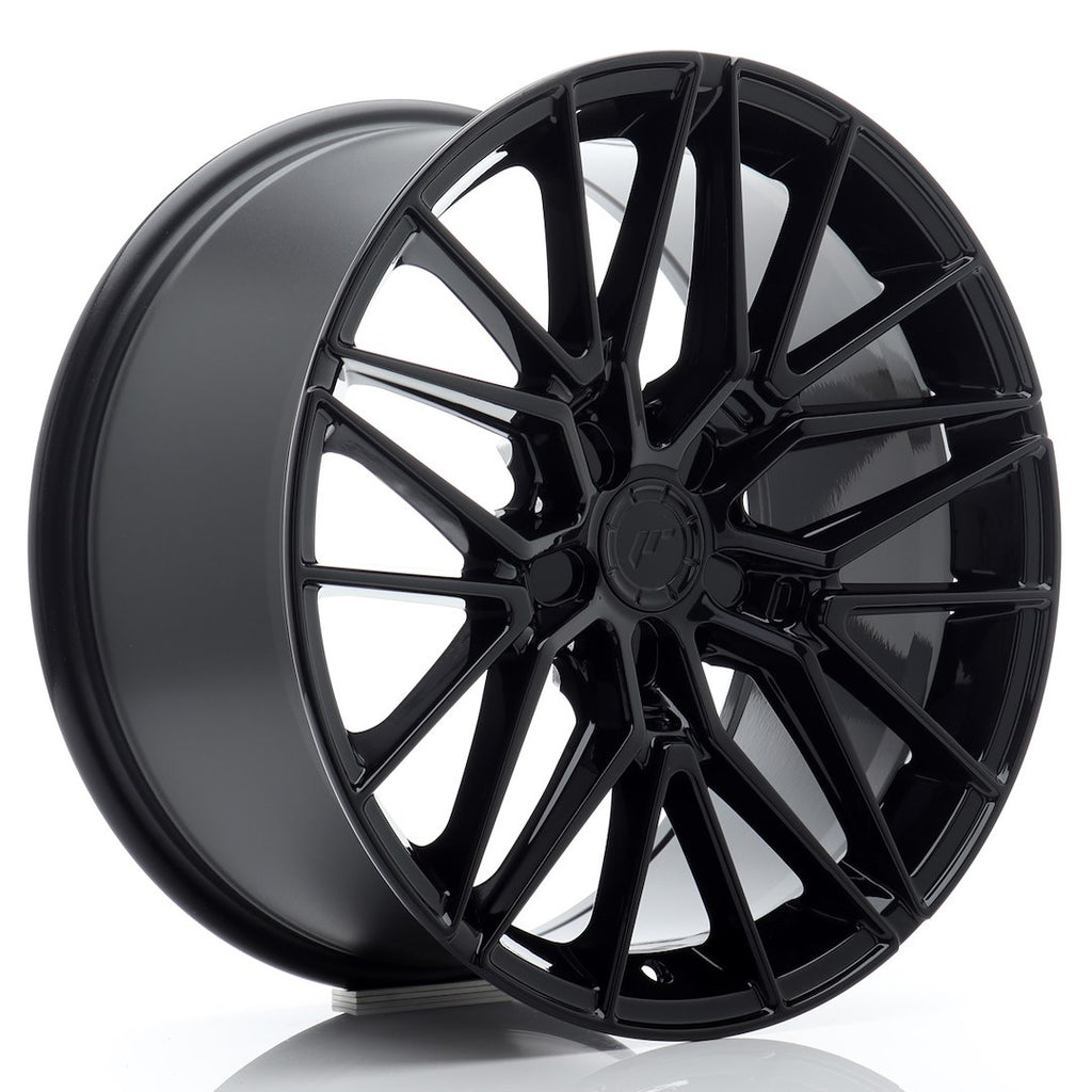 Cerchio in Lega JAPAN RACING JR38 18x9 ET20-45 5H con foratura su misura Gloss Black