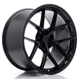 Cerchio in Lega JAPAN RACING SL01 20x11 ET0-30 5H con foratura su misura Gloss Black