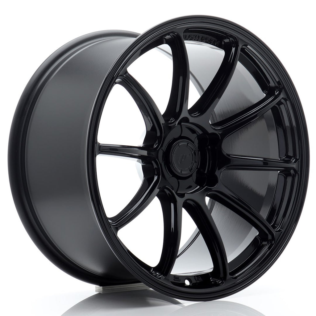 Cerchio in Lega JAPAN RACING SL04 18x9,5 ET20-35 5H con foratura su misura Gloss Black