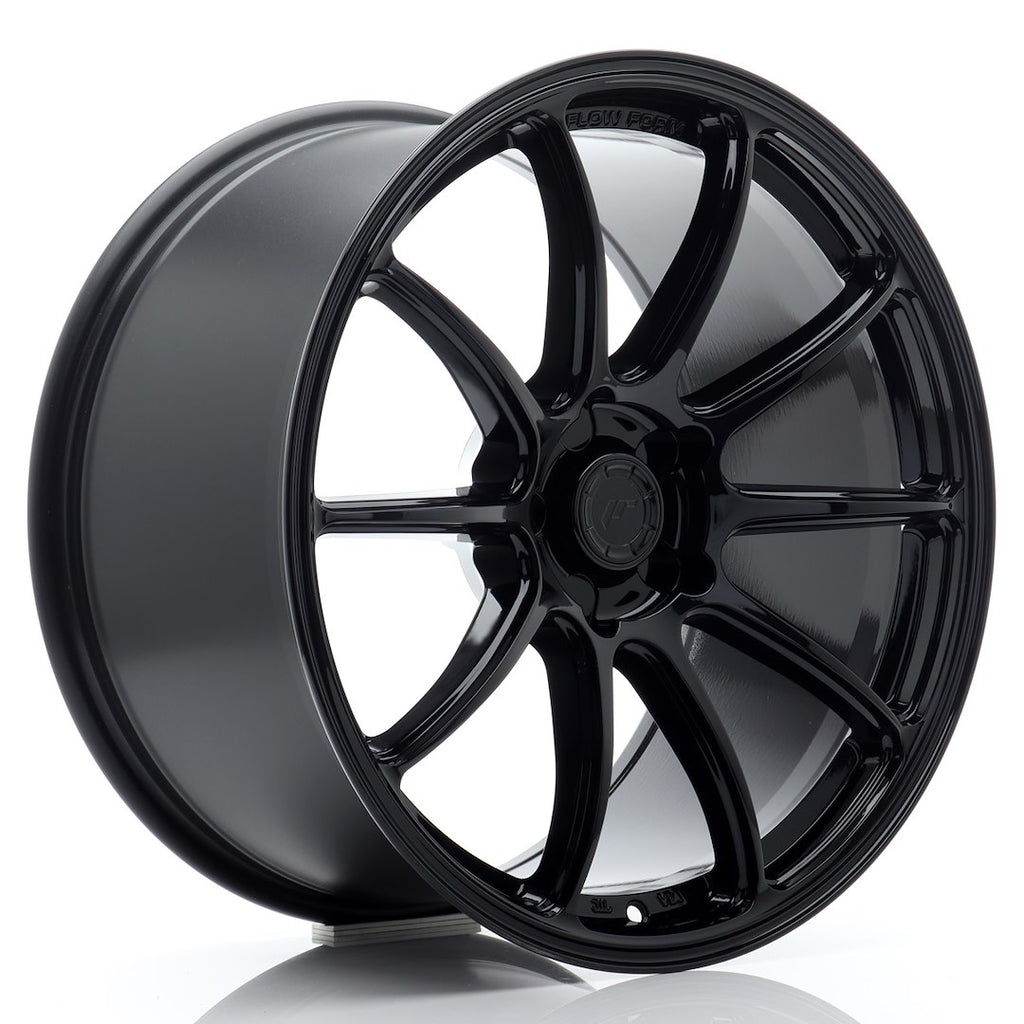 Cerchio in Lega JAPAN RACING SL04 19x10 ET15-51 5H con foratura su misura Gloss Black