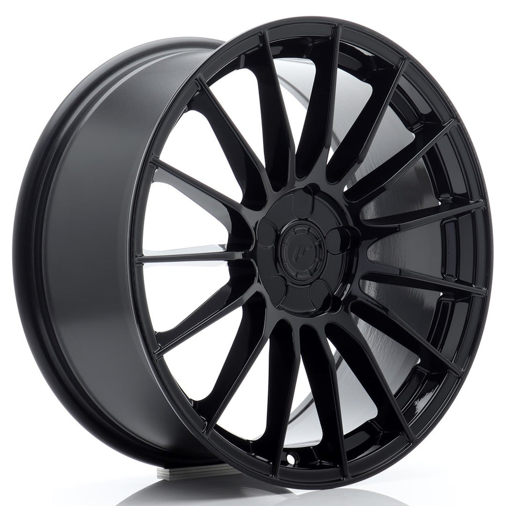 Cerchio in Lega JAPAN RACING SL05 18x8 ET20-40 5H con foratura su misura Gloss Black