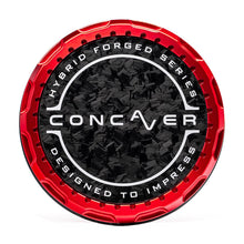 Carica l'immagine nel visualizzatore di Gallery, Coppetta Coprimozzo Concaver - Rosso (1 pz) - CVRPC1-FC-RA