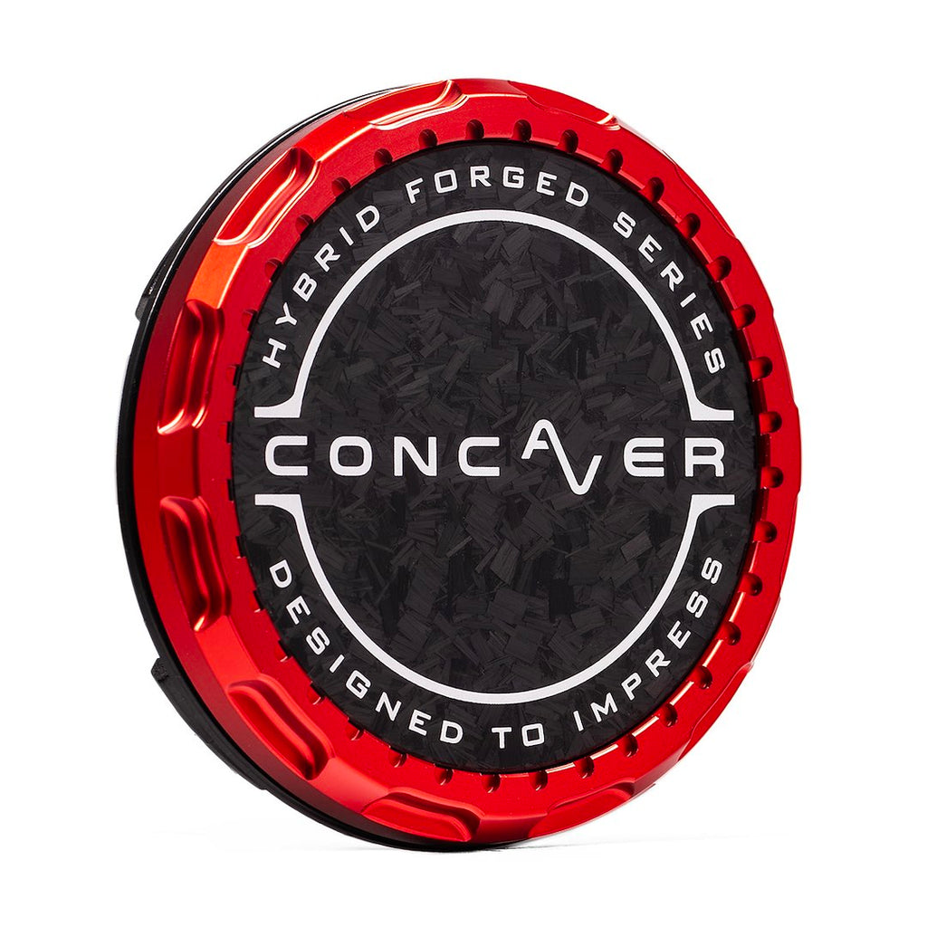 Coppetta Coprimozzo Concaver - Rosso (1 pz) - CVRPC1-FC-RA