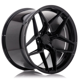 Cerchio in Lega CONCAVER CVR2 21x10,5 ET10-46 con foratura su misura Platinum Black