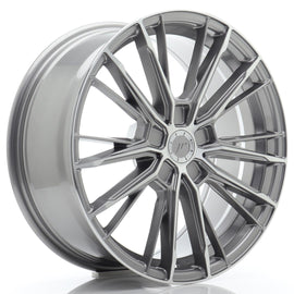 Cerchio in Lega JAPAN RACING JR52 18x8 ET20-45 5H con foratura su misura Titanium Machined Face