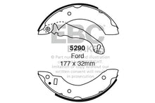 Ganasce freno EBC posteriori per Ford Escort Mk4