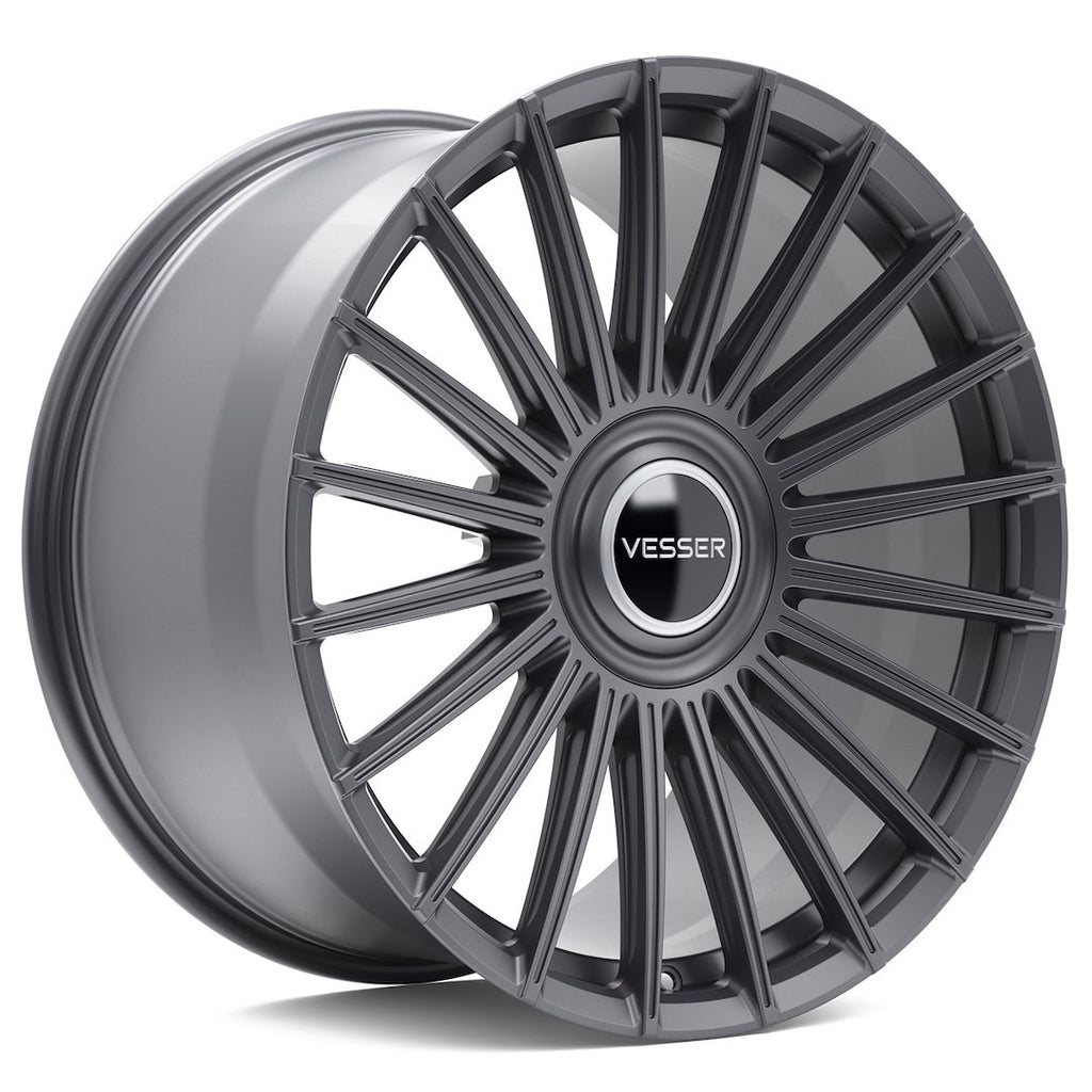 Cerchio in Lega VESSER VSR5 22x11 ET10-55 con foratura su misura Custom Finish