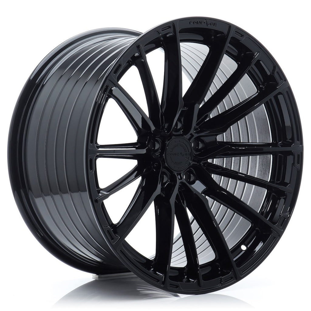 Cerchio in Lega CONCAVER CVR7 19x10,5 ET15-57 con foratura su misura Platinum Black