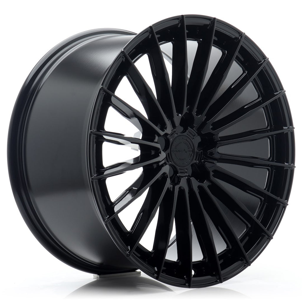 Cerchio in Lega CONCAVER CVR10 22x10 ET20-64 con foratura su misura Platinum Black