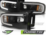 Fari Anteriori DODGE RAM 02-06 TUBE LIGHT BLACK