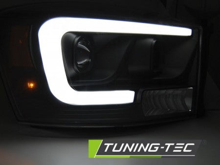 Fari Anteriori DODGE RAM 06-08 TUBE LIGHT BLACK