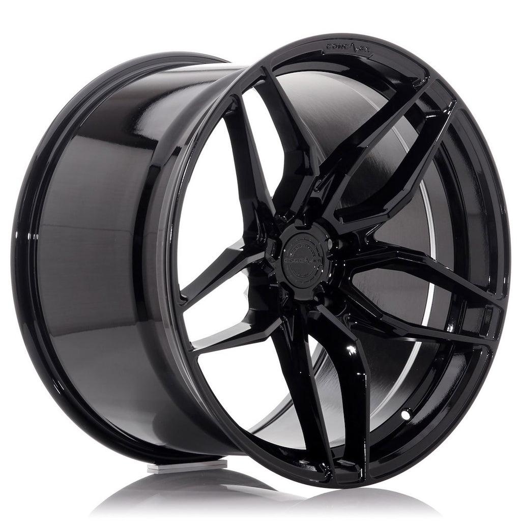 Cerchio in Lega CONCAVER CVR3 19x8 ET25-40 con foratura su misura Platinum Black