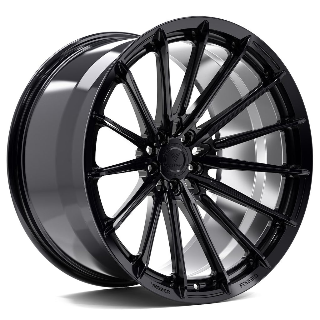 Cerchio in lega Vesser VSR4 23x10,5 nero lucido