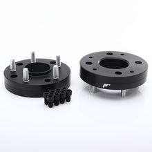 Carica l'immagine nel visualizzatore di Gallery, JRWA3 Adattatori PCD conversione foratura 20mm 5x100 a 5x114,3 CB 56,1 Neri