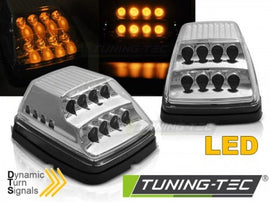 Luci Frontali Led CHROME Sequenziali per MERCEDES Classe G W463 90-12