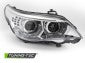 Carica l&#39;immagine nel visualizzatore di Gallery, Fari Anteriori ANGEL EYES LED 3 Porte CHROME per BMW Serie 5 E60 E61 03-07