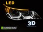 Fari Anteriori ANGEL EYES LED 3 Porte CHROME per BMW Serie 5 E60 E61 03-07