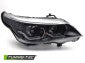 Carica l&#39;immagine nel visualizzatore di Gallery, Fari Anteriori ANGEL EYES LED 3 Porte BLACK per BMW Serie 5 E60 E61 03-07