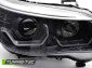 Carica l&#39;immagine nel visualizzatore di Gallery, Fari Anteriori ANGEL EYES LED 3 Porte BLACK per BMW Serie 5 E60 E61 03-07