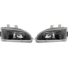 Fari anteriori Denji interno nero Honda Civic Mk5 EG EH EJ