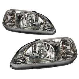 Fari Anteriori Frecce Ambrate SK-Import Cromati Honda Civic EK EJ Facelift Phase 2