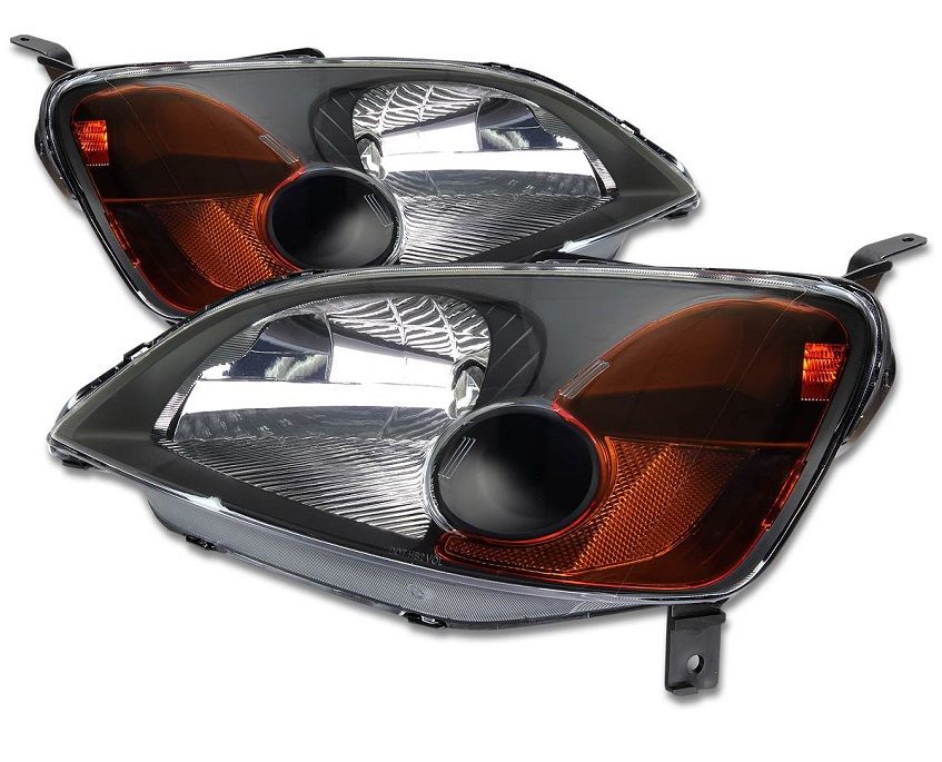 Fari Anteriori Frecce Ambrate SK-Import Neri Honda Civic EM2 ES Pre Facelift