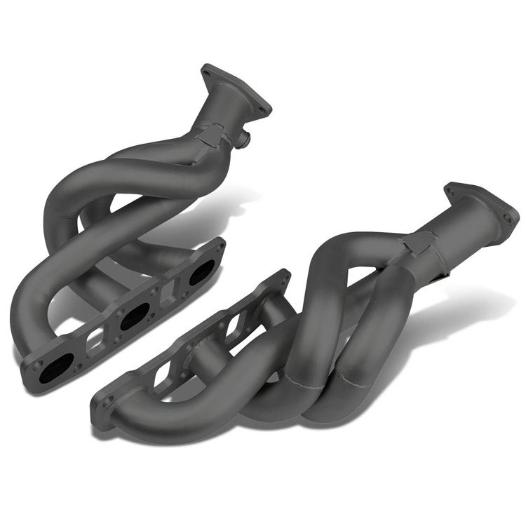 Collettore di Scarico 3-1 SK-Import Nero Acciaio Nissan 350Z Z33