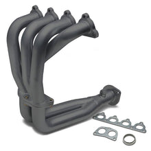 Carica l'immagine nel visualizzatore di Gallery, Collettore di Scarico 4-2-1 SK-Import Nero Acciaio Honda Civic CRX Del Sol