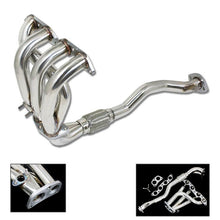 Carica l'immagine nel visualizzatore di Gallery, Collettore di Scarico 4-2-1 SK-Import Acciaio Inox Toyota Corolla E100 E110
