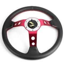 Carica l'immagine nel visualizzatore di Gallery, Volante Sportivo Drift Corona Profonda SK-Import Pelle 350mm 75mm - foto 9