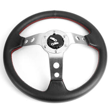 Carica l'immagine nel visualizzatore di Gallery, Volante Sportivo Drift Corona Profonda SK-Import Pelle 350mm 75mm - foto 6